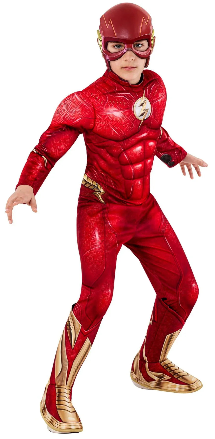 Disfraz de The Flash Musculoso para Niño Flash Rubies